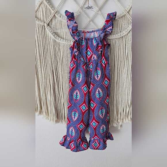 Colorful Patterned Jumpsuit - Picture 3 of 4